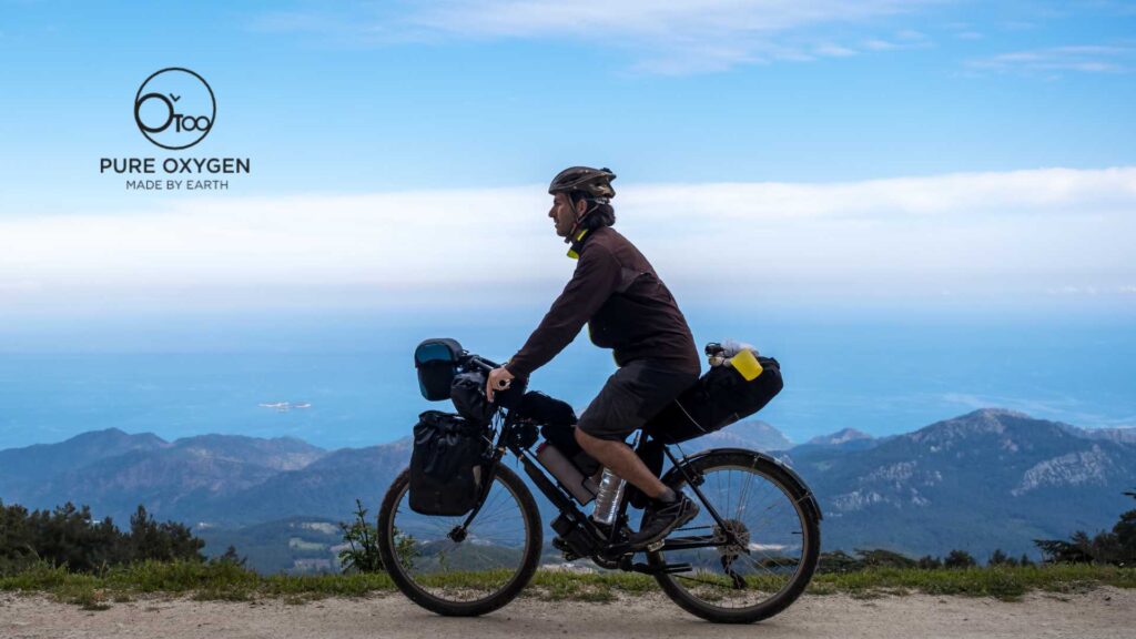 Prepare For Altitude (1) Person on their bike at high altitude